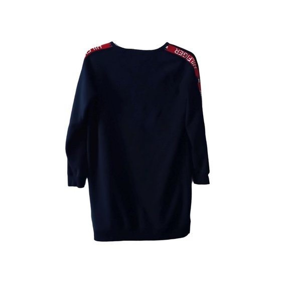 Women Tommy Hilfiger Navy Sweatshirt- Size M - Picture 2 of 4